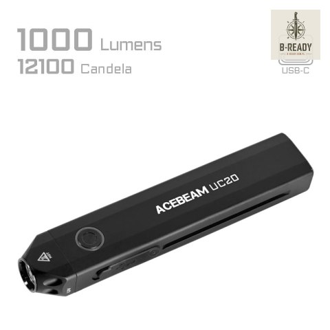 Latarka AceBeam UC20 WR UV 1000 lm USB-C