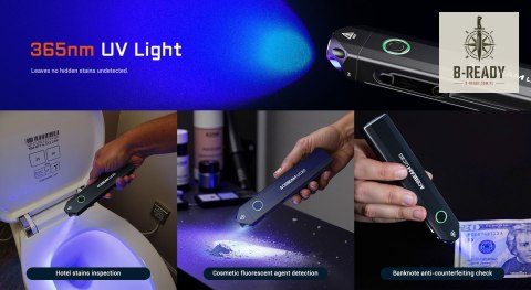 Latarka AceBeam UC20 WR UV 1000 lm USB-C