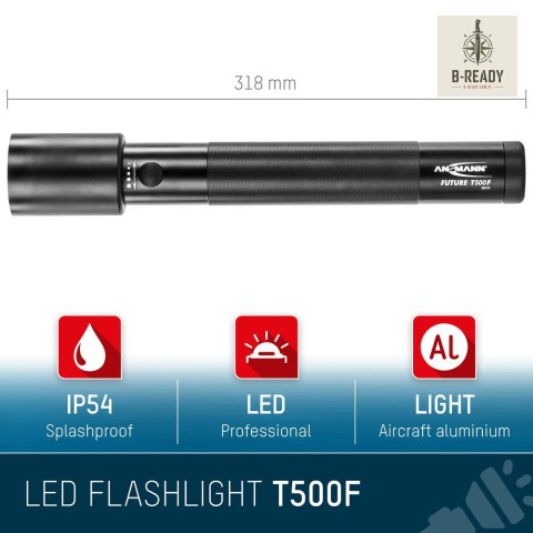 Latarka Ansmann LED Torch Future T500F,970 lm, 3xD