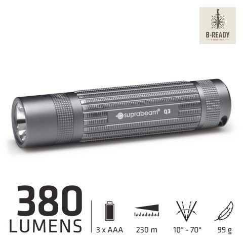 Latarka Suprabeam Q3 380lm, 3x AAA
