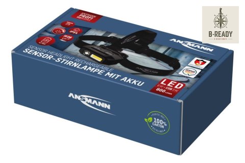 Latarka czołowa LED Ansmann HD800RS, 800lm, akumulatorowa czołówka