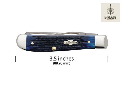 Nóż Case Rogers Mini Trapper SS Blue Bone