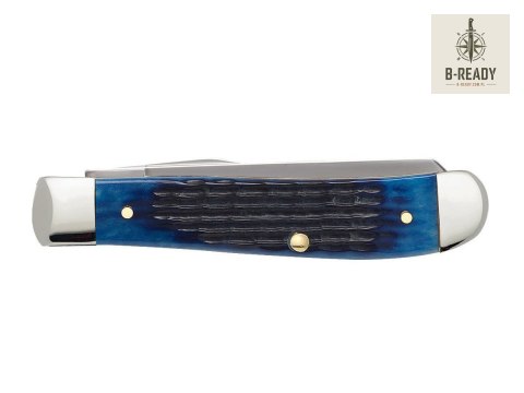 Nóż Case Rogers Mini Trapper SS Blue Bone