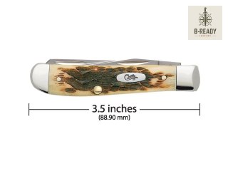 Scyzoryk Case Mini Trapper SS Amber Bone