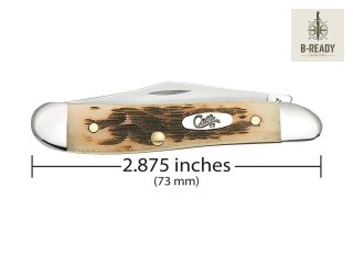 Scyzoryk Case Peanut SS Amber Bone