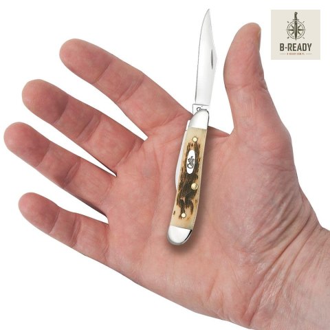 Scyzoryk Case Peanut SS Amber Bone