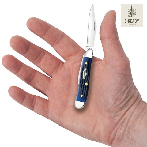 Scyzoryk Rogers Case Peanut SS Blue Bone