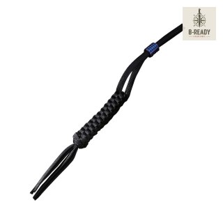 Zawieszka Paracord WE Black + Ti Bead Purple
