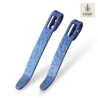 2 klipsy CIVIVI Flamed Titanium Blue/Golden 50/55