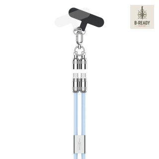 Kabel smyczkowy Ansmann USB-C/C,60W120cm,niebieski