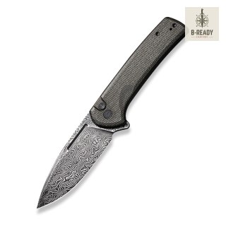 Nóż CIVIVI Conspirator Damascus Micarta