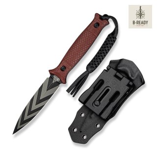 Nóż CIVIVI Fixed Perfrico 14C28N Burgundy G10