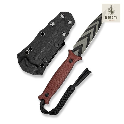 Nóż CIVIVI Fixed Perfrico 14C28N Burgundy G10