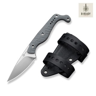 Nóż CIVIVI Fixed SÖKN Nitro-V Gray G10 Satin