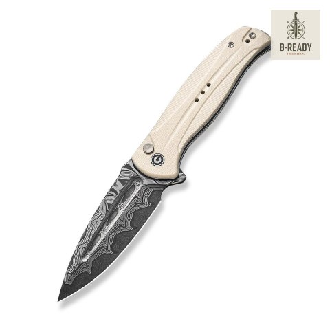 Nóż CIVIVI Incindie Damascus G10 Ivory