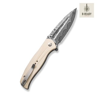 Nóż CIVIVI Incindie Damascus G10 Ivory