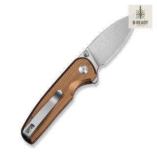 Nóż CIVIVI Mini Shakan Nitro-V Coyote Brown Alum