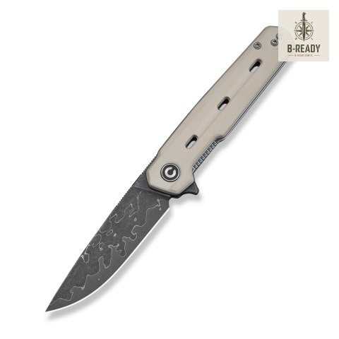 Nóż CIVIVI Navo Damascus Ivory G10 by Ostap Hel