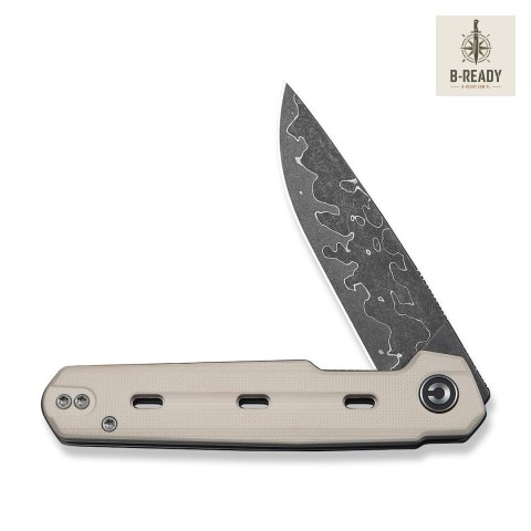 Nóż CIVIVI Navo Damascus Ivory G10 by Ostap Hel