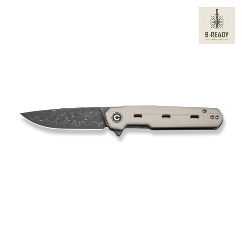 Nóż CIVIVI Navo Damascus Ivory G10 by Ostap Hel