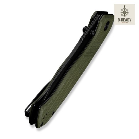 Nóż Składany CIVIVI Placoid 14C28N G10 Green Black Blade