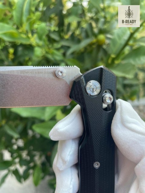 Nóż KNIVESPL The First Black G10 14C28N