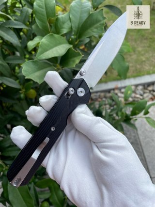 Nóż Składany KNIVESPL The First Black G10 MagnaCut