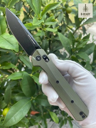 Nóż KNIVESPL The First OD Green G10 14C28N