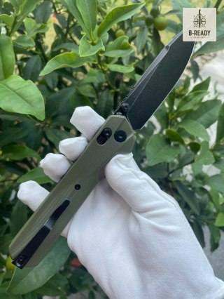 Nóż KNIVESPL The First OD Green G10 14C28N