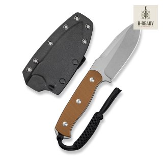 Nóż z Głownią Stałą SENCUT Fixed Toxodon G10 Brown