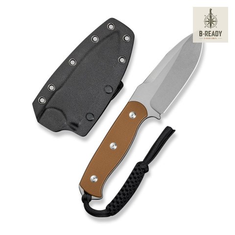 Nóż z Głownią Stałą SENCUT Fixed Toxodon G10 Brown
