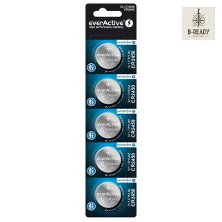 Bateria litowa everActive CR2450, 3V, 5 szt.