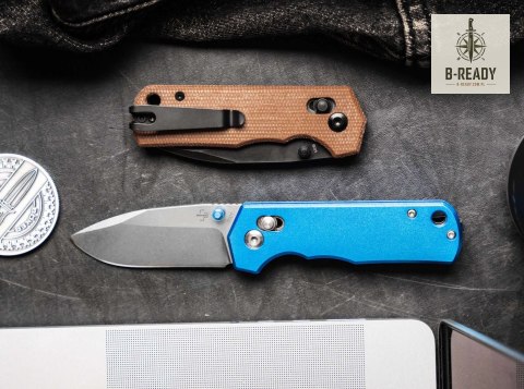 Nóż Böker Plus Rockstub Blue Elox 14C28N