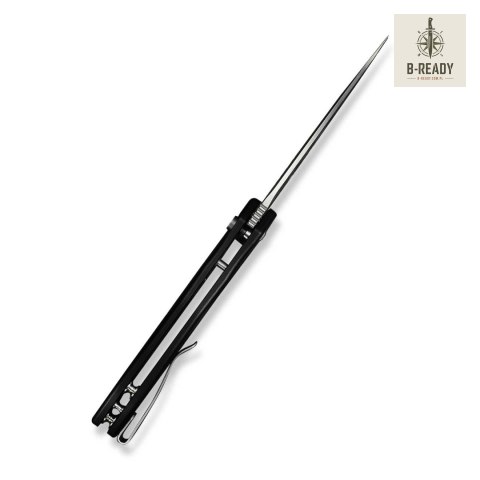 Nóż CIVIVI Button Lock Kitefin Black Alu 14C28N