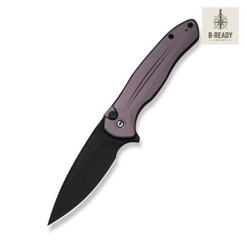 Nóż CIVIVI Button Lock Kitefin Purple Alu 14C28N