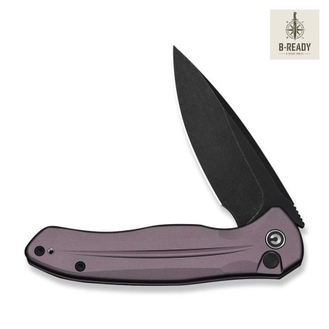 Nóż CIVIVI Button Lock Kitefin Purple Alu 14C28N