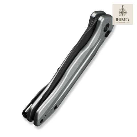 Nóż CIVIVI Button Lock Kitefin Silver Alu 14C28N