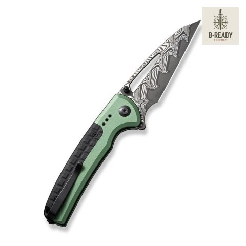 Nóż CIVIVI Sentinel Strike Damast Green Alu FRN