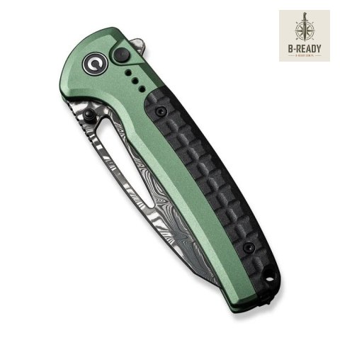 Nóż CIVIVI Sentinel Strike Damast Green Alu FRN