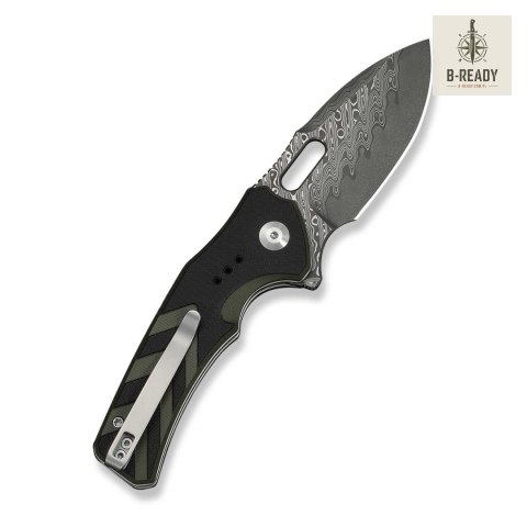 Nóż CIVIVI Vexron Damast G10 Milled Black & Green
