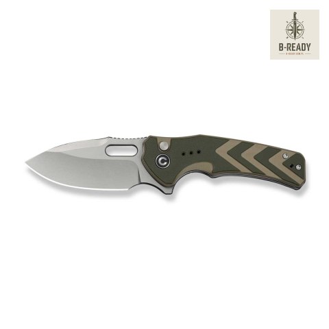 Nóż CIVIVI Vexron G10 Milled Green & Tan 14C28N