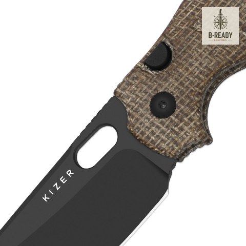 Nóż Składany Kizer C01C 2.9 BS Norplex UltreX Micarta ELMAX