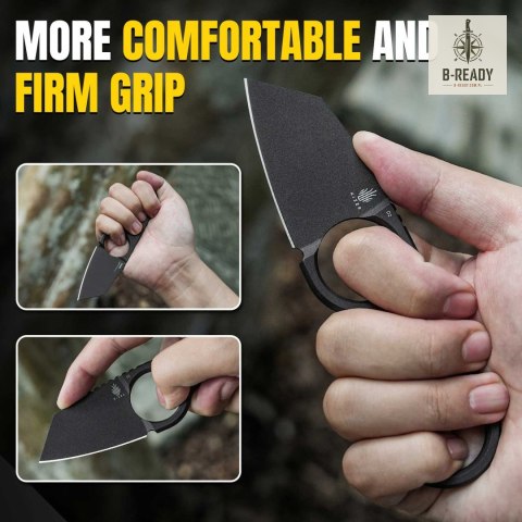 Nóż z Głownią Stałą Kizer Fixed Bowtie D2 Black