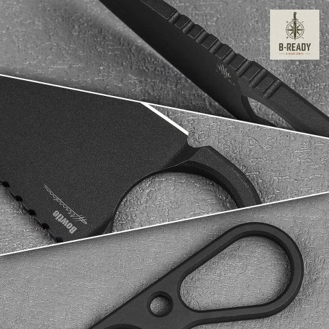 Nóż z Głownią Stałą Kizer Fixed Bowtie D2 Black