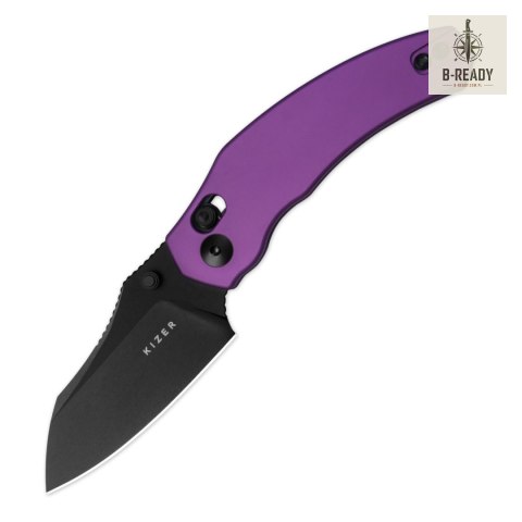 Nóż Składany Kizer Mini Bulldog Purple Aluminum Nitro-V