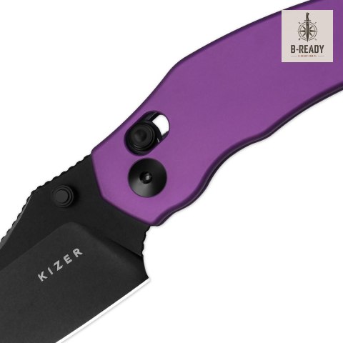 Nóż Składany Kizer Mini Bulldog Purple Aluminum Nitro-V