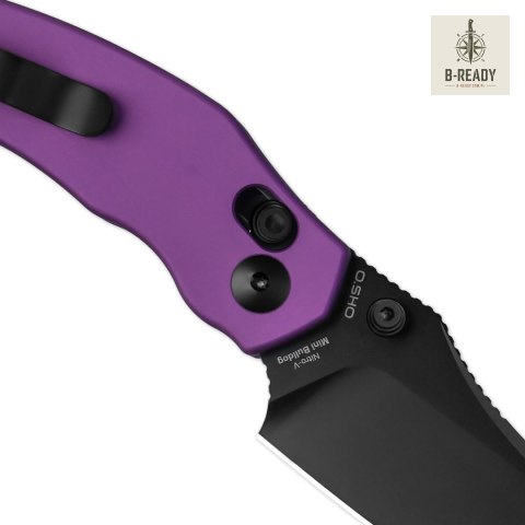 Nóż Składany Kizer Mini Bulldog Purple Aluminum Nitro-V