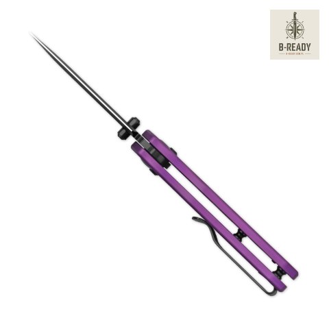 Nóż Składany Kizer Mini Bulldog Purple Aluminum Nitro-V