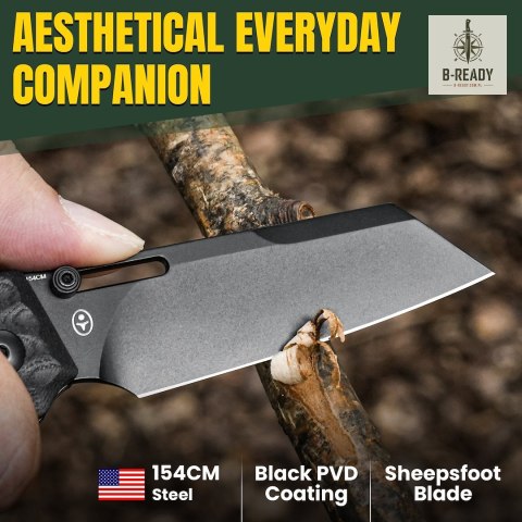 Nóż Kizer Task G10 Black 154CM