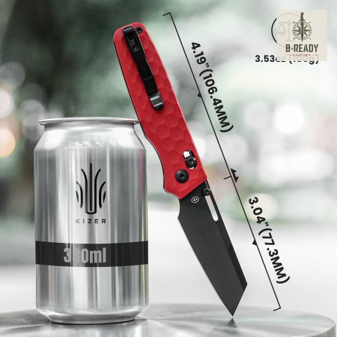 Nóż Kizer Task Red G10 Nitro-V